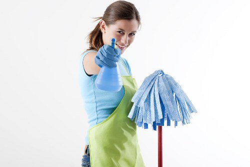 Carpet cleaning appointment and service agreement illustration