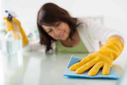 Room-by-room deep cleaning in E8 focused on grease and grime removal
