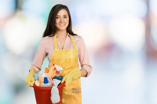 End of tenancy cleaners in E8 cleaning a kitchen