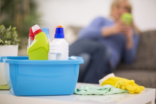 Recurring cleaning service for a flat in E8